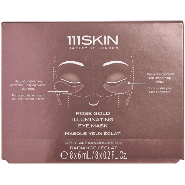 111skin - rose gold illuminating eye mask box ff maschere occhi & labbra 48 ml unisex