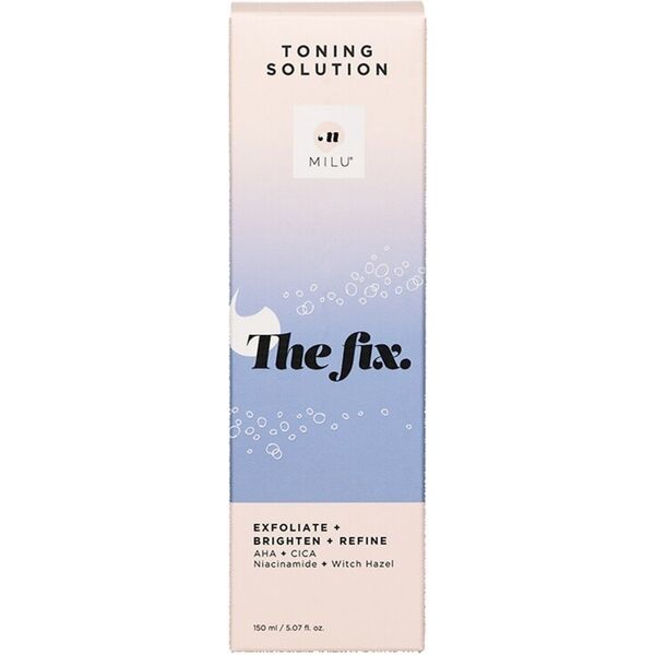 milu - the fix - toning solution tonico viso 150 ml unisex