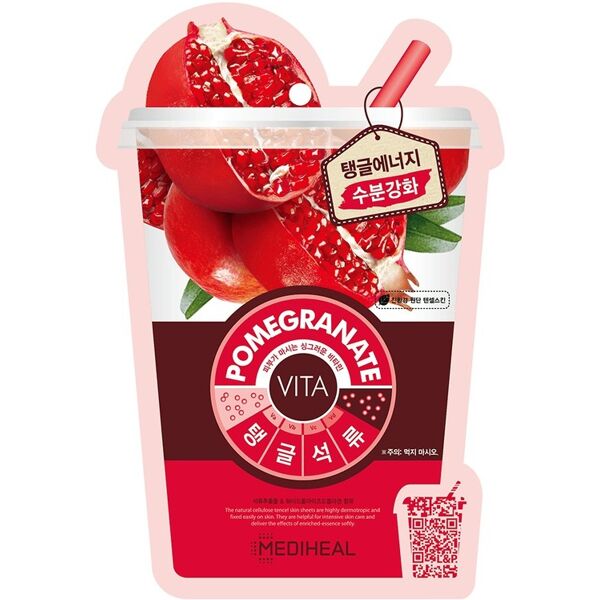 mediheal - pomegranate vita mask maschera idratante 20 ml unisex