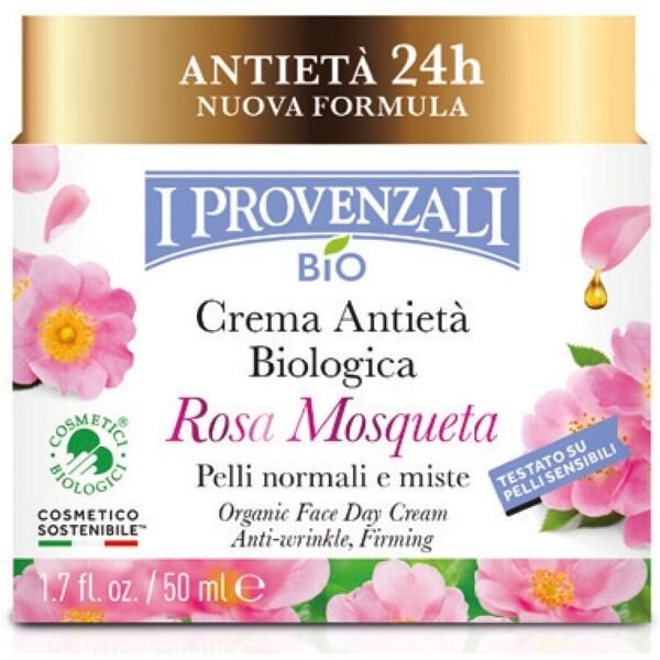 i provenzali - rosa mosqueta bio crema viso anti-età crema antirughe 50 ml female