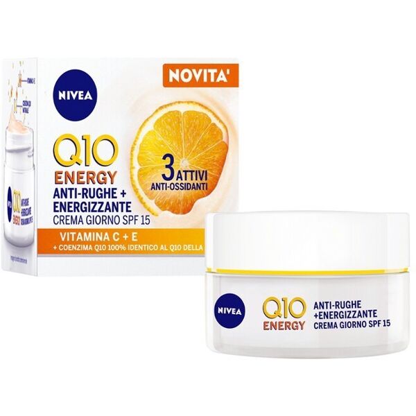 nivea -  q10 energy anti-rughe +energizzante crema giorno spf15 crema antirughe 50 ml female