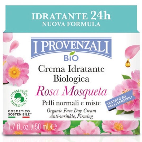 i provenzali - rosa mosqueta bio crema viso idratante crema viso 50 ml unisex