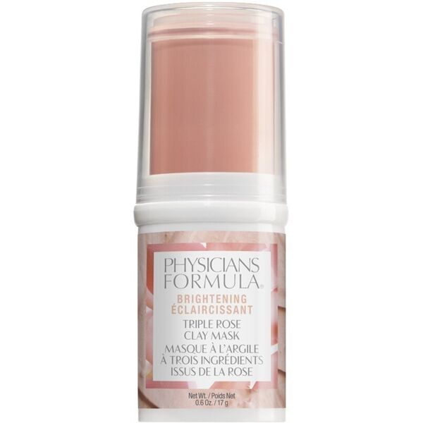 physicians formula - brightening triple rose clay mask maschera idratante 0.6 g marrone chiaro unisex