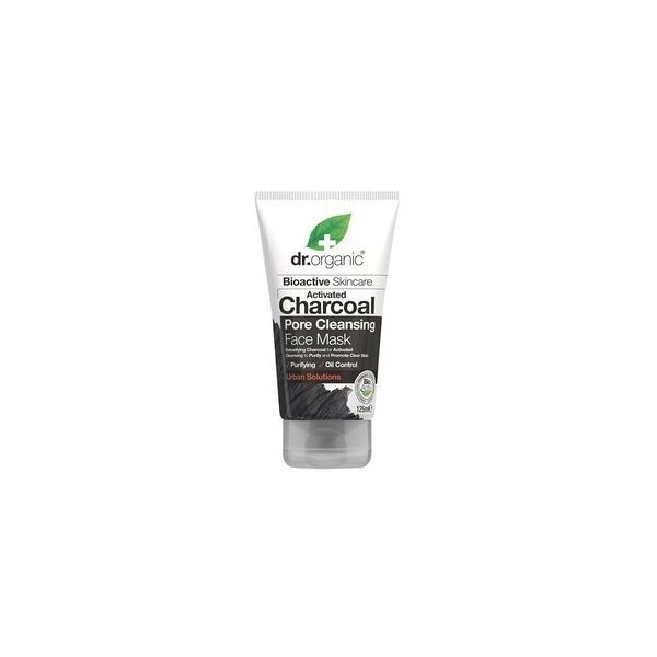 dr. organic - activated charcoal pore cleansing face mask maschere carbone attivo 125 ml unisex