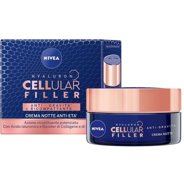 nivea -  hyaluron cellular filler crema notte anti-gravita' crema notte 50 ml female