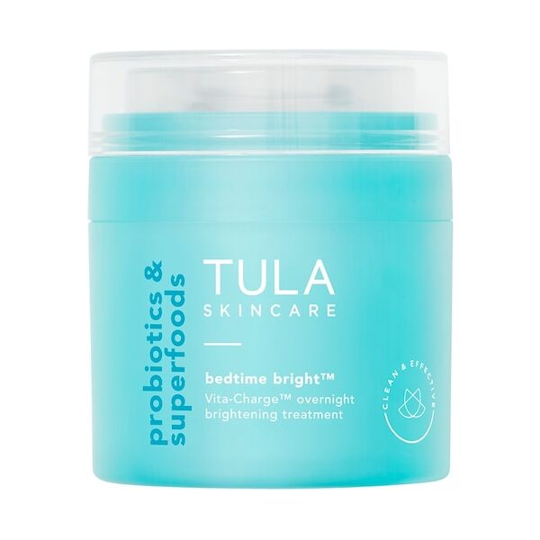 tula - probiotics & superfoods trattamento schiarente notturno bedtime bright™ vita-charge™ crema notte 48 g unisex