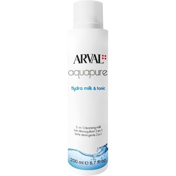 arval - hydra milk & tonic - latte detergente 2 in 1 accessori per il bagno 200 ml unisex