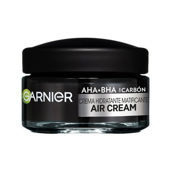 garnier - pureactive air cream aha+bha con carbone - crema opacizzante leggera maschere carbone attivo 50 ml unisex