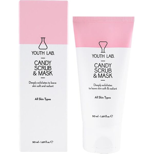 youth lab. - candy scrub & mask maschere viso purificanti 50 ml unisex