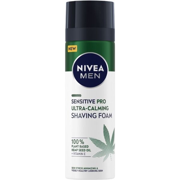 nivea -  men sensitive pro schiuma da barba rasatura 200 ml male