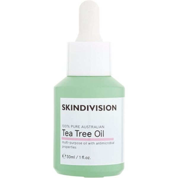 skindivision - olio dell'albero del tè puro al 100% olio viso 30 ml unisex