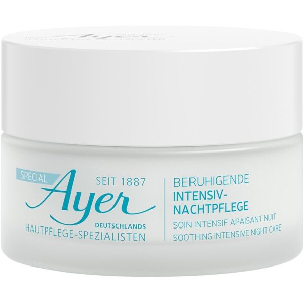 ayer - soothing intensive night care crema notte 50 ml female