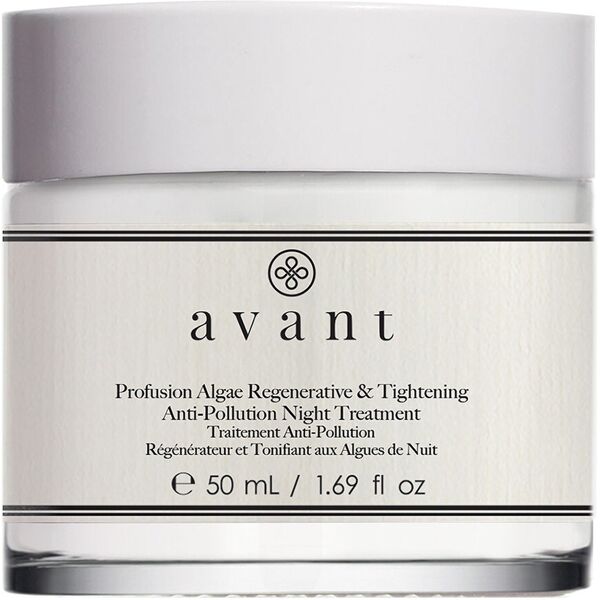 avant skincare - age protect & uv profusion algae regenerative & tightening anti-pollution night treatment crema notte 50 ml unisex