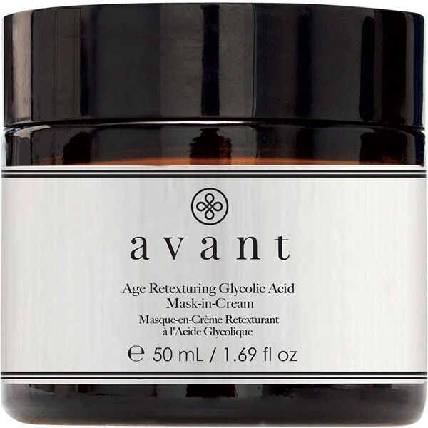 avant skincare - age retexturing glycolic acid mask in cream maschera idratante 50 ml female