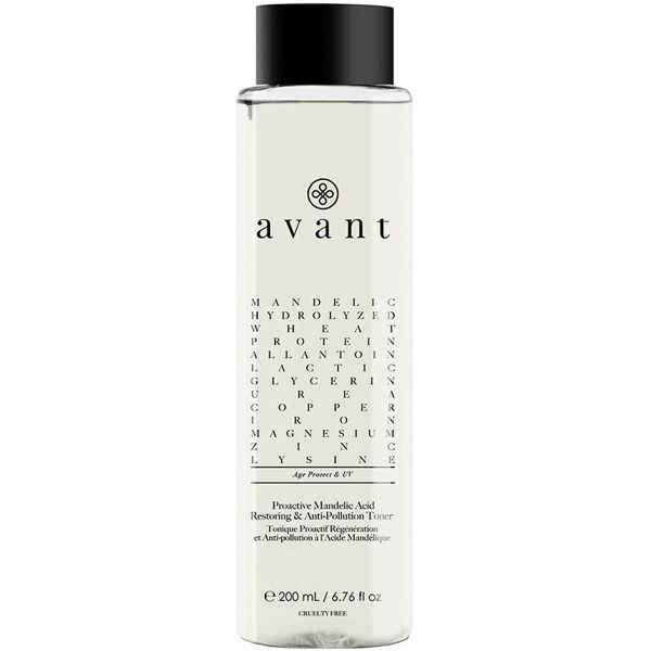 avant skincare - age protect & uv proactive mandelic acid restoring & anti-pollution toner tonico viso 200 ml unisex