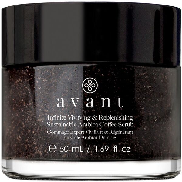 avant skincare - infinite vivifying & replenishing sustainable arabica coffee scrub esfolianti viso 50 ml unisex