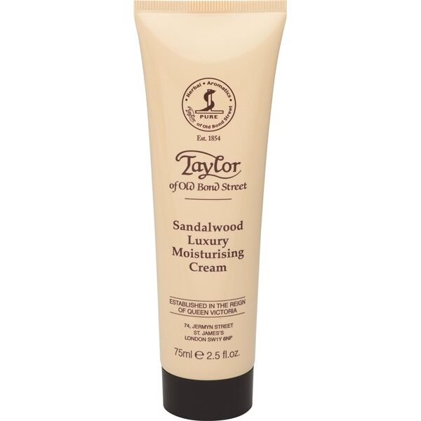 taylor of old bond street - legno di sandalo moisturising cream cura del viso 75 ml male