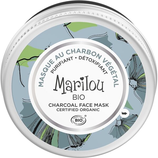 marilou bio - maschera detox al carbone maschere carbone attivo 75 ml female