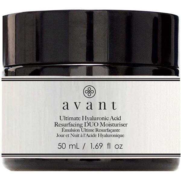 avant skincare - age defy + ultimate hyaluronic acid resurfacing duo moisturiser crema giorno 50 ml unisex