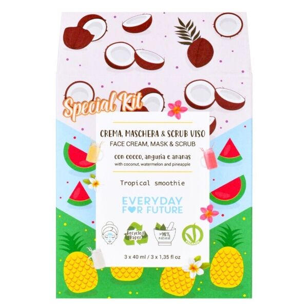 everyday for future -  - summer kit - tropical smoothie set cura del viso 120 ml female