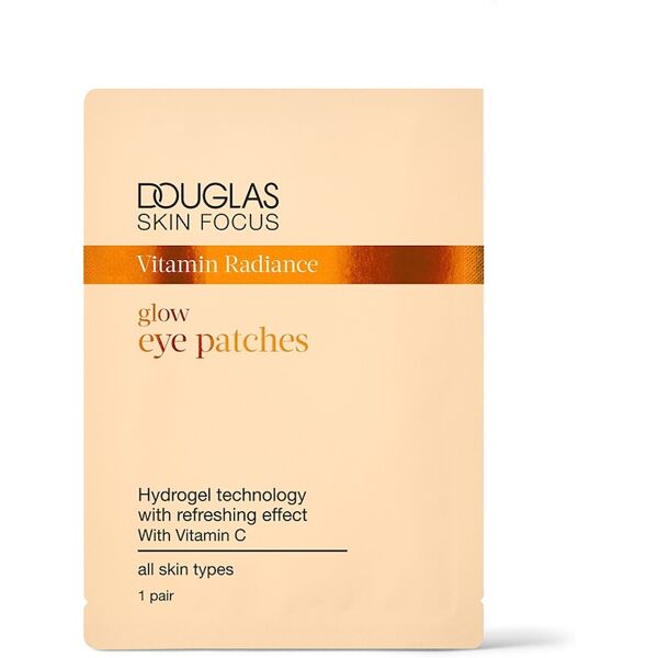 douglas collection - skin focus vitamin radiance glow eye patches patch occhi & maschera contorno occhi 3 ml unisex