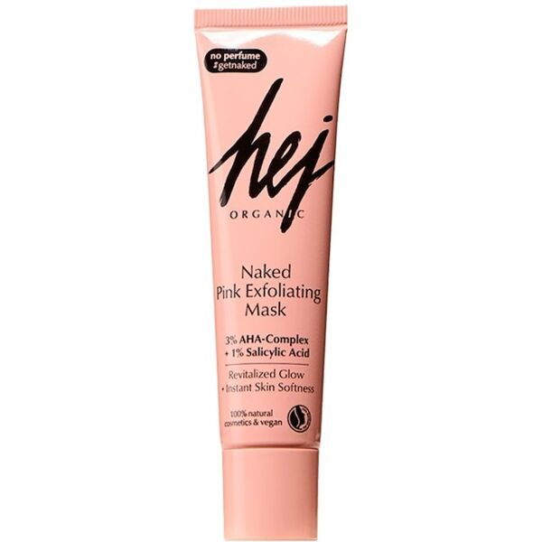 hej organic - naked pink exfoliating mask esfolianti viso 30 ml unisex