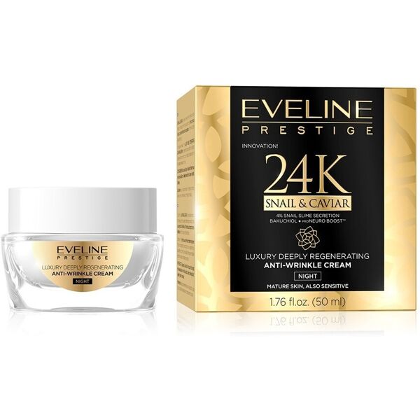 eveline comsetics - 24k snail&caviar crema notte crema viso 50 ml female