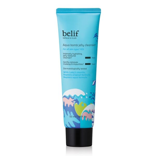 belif - aqua bomb jelly cleanser pulizia viso 50 ml unisex