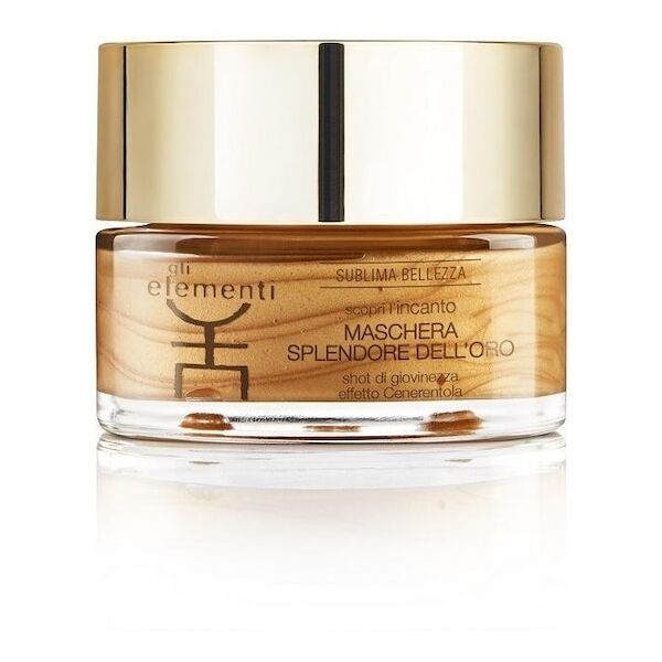 gli elementi - maschera splendore dell’oro maschere antirughe 50 ml unisex