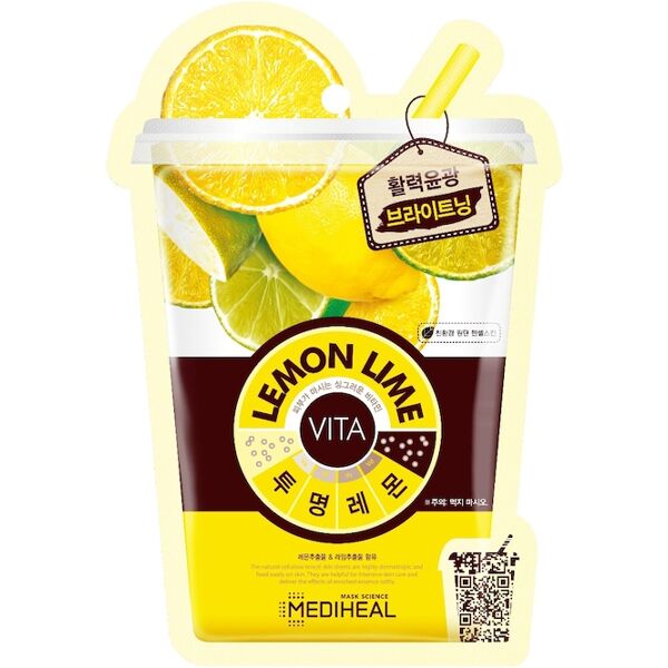 mediheal - lemonlime vita mask maschere glow 20 ml unisex