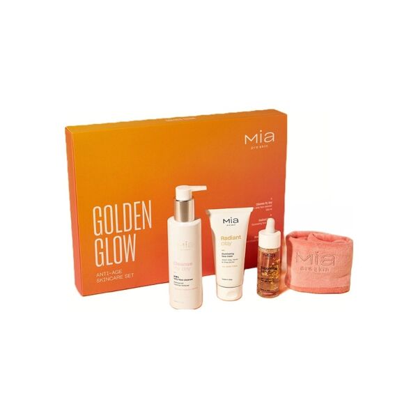 mia make up - golden glow anti-age skincare set set cura del viso 490 g unisex