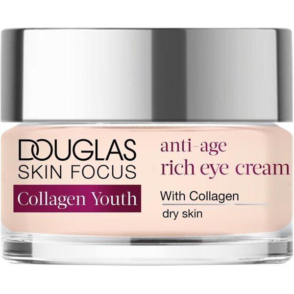 douglas collection - skin focus collagen youth anti-age rich eye cream crema antirughe 15 ml unisex