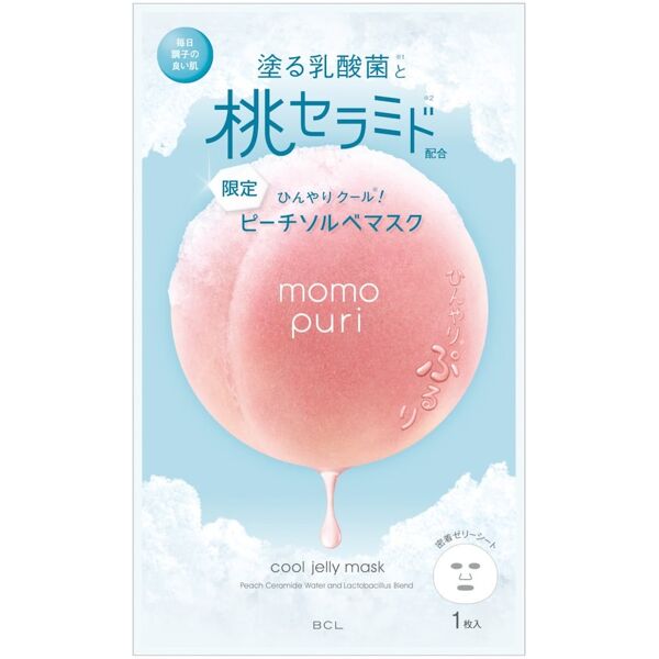 momopuri - jelly mask cool maschere in tessuto 22 ml unisex