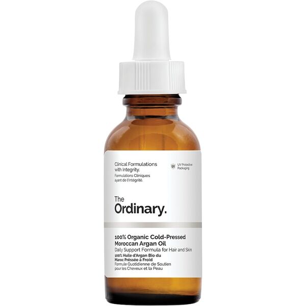 the ordinary. - hydrators and oils 100% organic cold-pressed moroccan argan oil olio viso 30 ml unisex