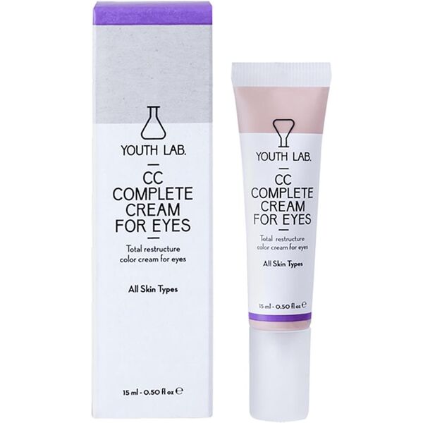 youth lab. - cc complete cream for eyes crema contorno occhi 15 ml unisex