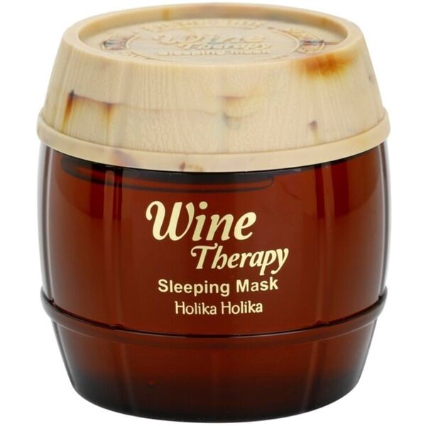 holika holika - wine therapy sleeping mask red wine maschera idratante 120 ml unisex