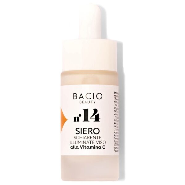 bacio beauty - n.14 siero schiarente / illuminante viso alla vitamina c siero vitamina c 15 ml unisex