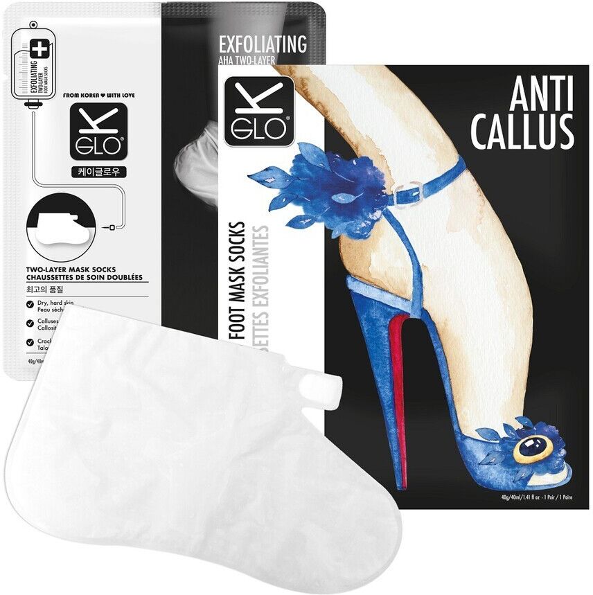 k-glo - ® anti-callus peeling foot mask socks maschera idratante 40 g unisex