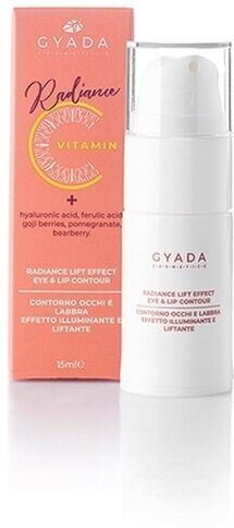 gyada cosmetics - radiance lift effect eye & lip contour crema viso 15 ml unisex