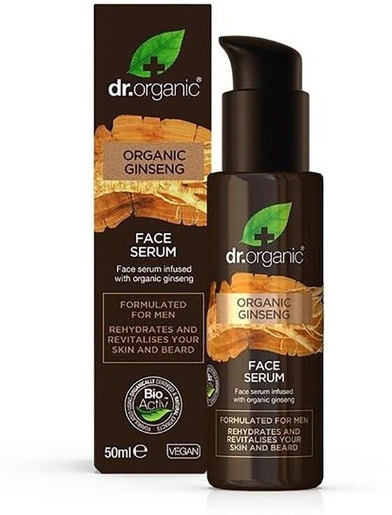 dr. organic - siero viso al ginseng siero idratante 50 ml male