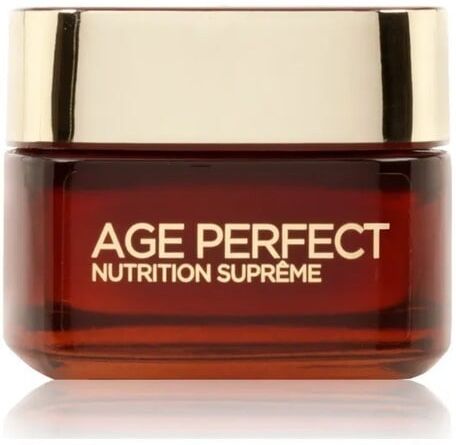 l'oréal paris - age perfect nutrition supreme, trattamento riparatore giorno, pelli mature secche, crema giorno 50 ml female