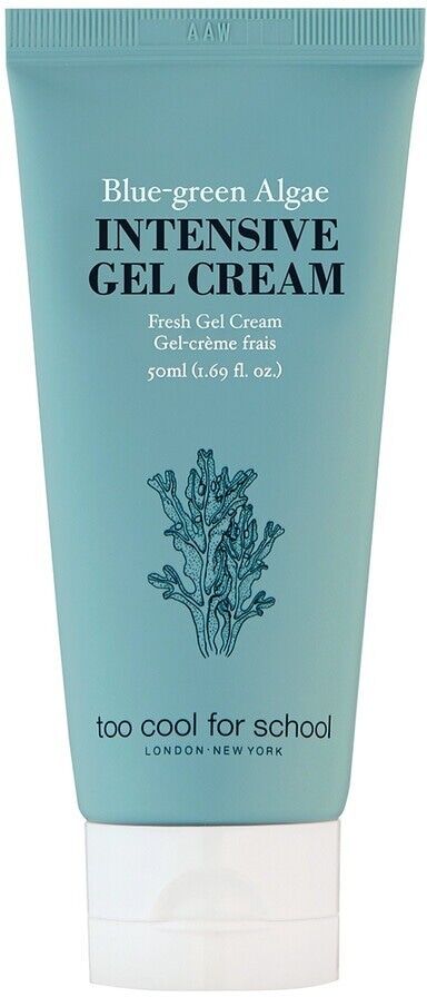 too cool for school - blue-green algae intensive gel cream crema viso 50 ml unisex