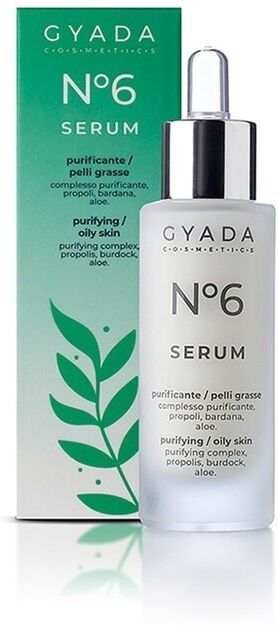 gyada cosmetics - siero viso n. 6 - purificante / pelli grasse crema antirughe 30 ml unisex