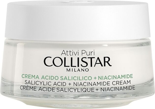 collistar - attivi puri crema acido salicilico + niacinamide crema viso 50 ml unisex