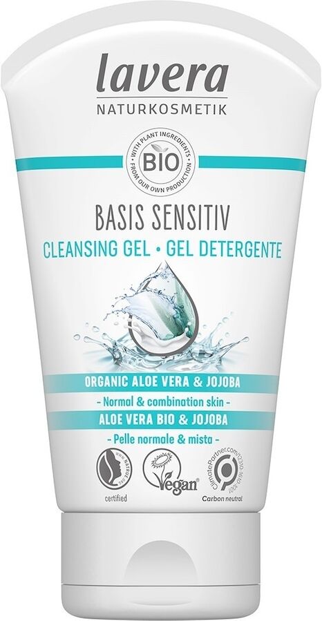 lavera - gel detergente viso basis sensitiv crema viso 125 ml unisex