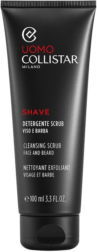 collistar - detergente scrub viso e barba cura della barba 100 ml male