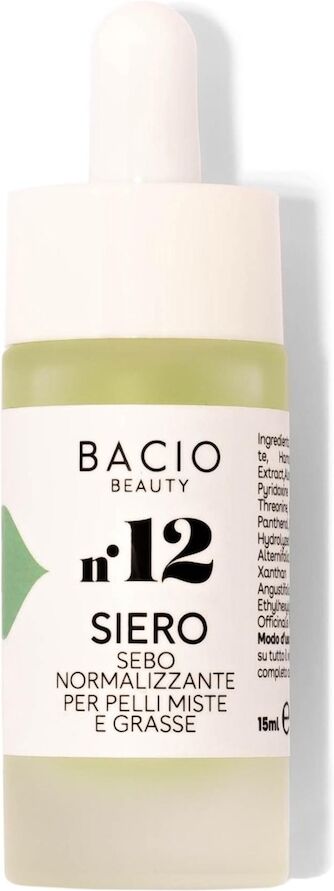 bacio beauty - n.12 siero sebonormalizzante siero idratante 15 ml unisex