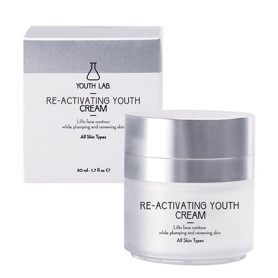youth lab. - re-activating youth cream_ all skin types crema antirughe 50 ml unisex