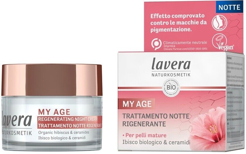 lavera - crema notte my age crema antirughe 50 ml female