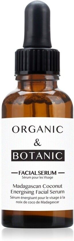 organic & botanic - ob siero viso energizzante al cocco del madagascar siero idratante 30 ml unisex